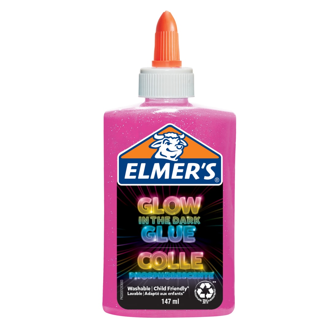 Elmer’s Glow-in-the-Dark pegamento líquidolavablerosa147 ml