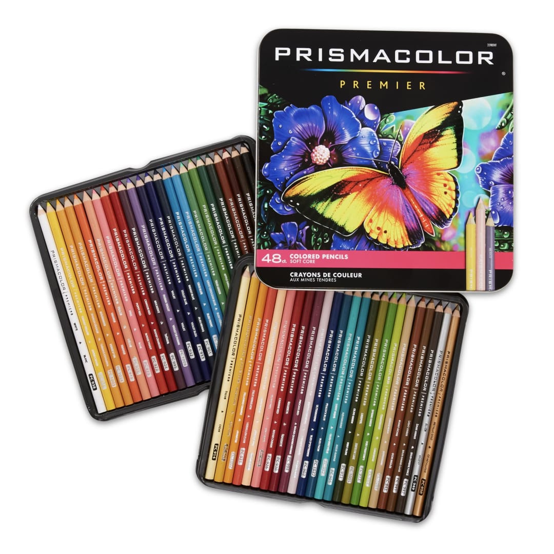 Prismacolor Premier Colored Pencils, Soft Core, 48 Count