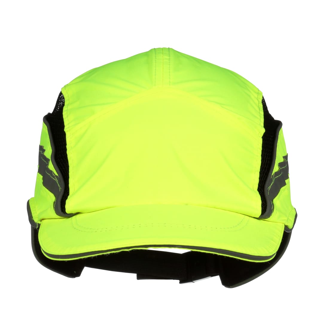 3M™ First Base™ 3 Nárazuvzdorná čiapka, 2021866, Classic, žltá, Hi-vis, skrátený šilt, 55 mm, LOGO