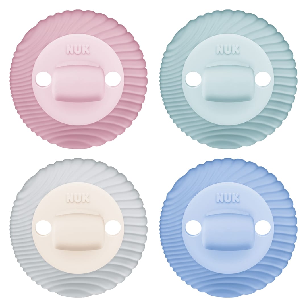 NUK® Comfy Duet Soother 2-in-1 Pacifier and Teether, 0-12 months