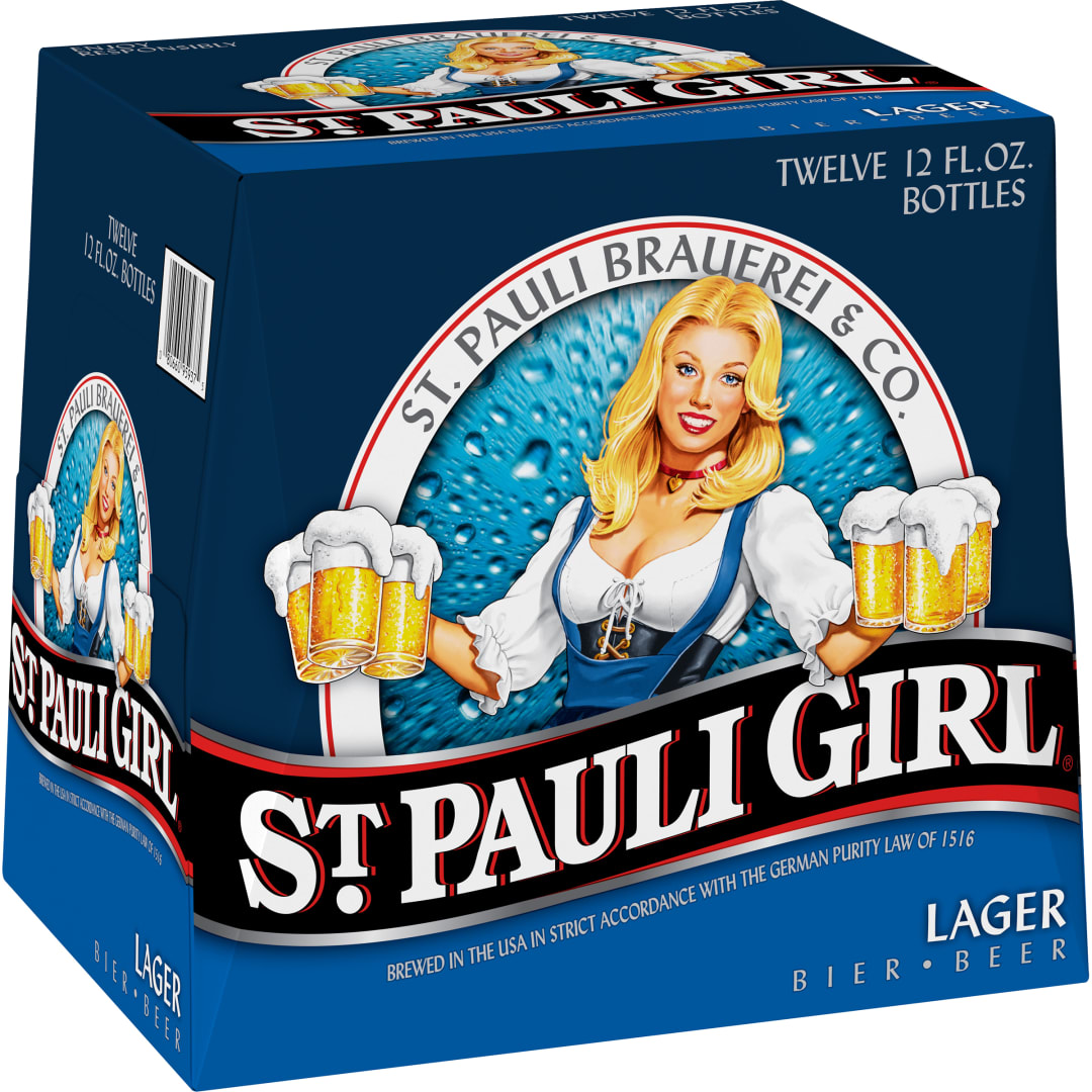 St. Pauli Girl Lager Beer, 12 Pack 12 fl. oz. Bottles, 4.9% ABV