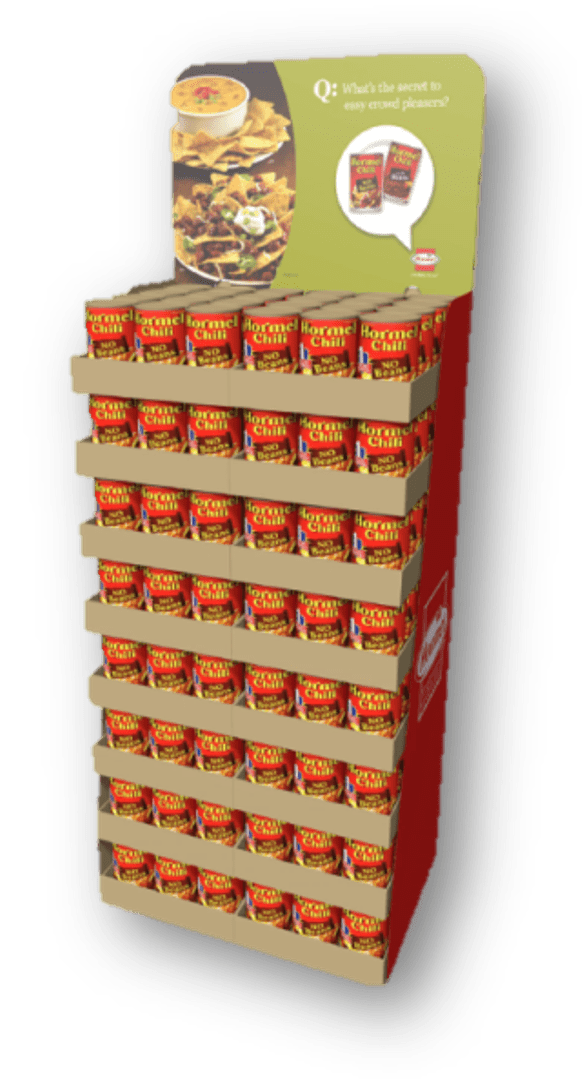 HORMEL CHILI WITH BEANS 1/6 PALLET 192/15OZ