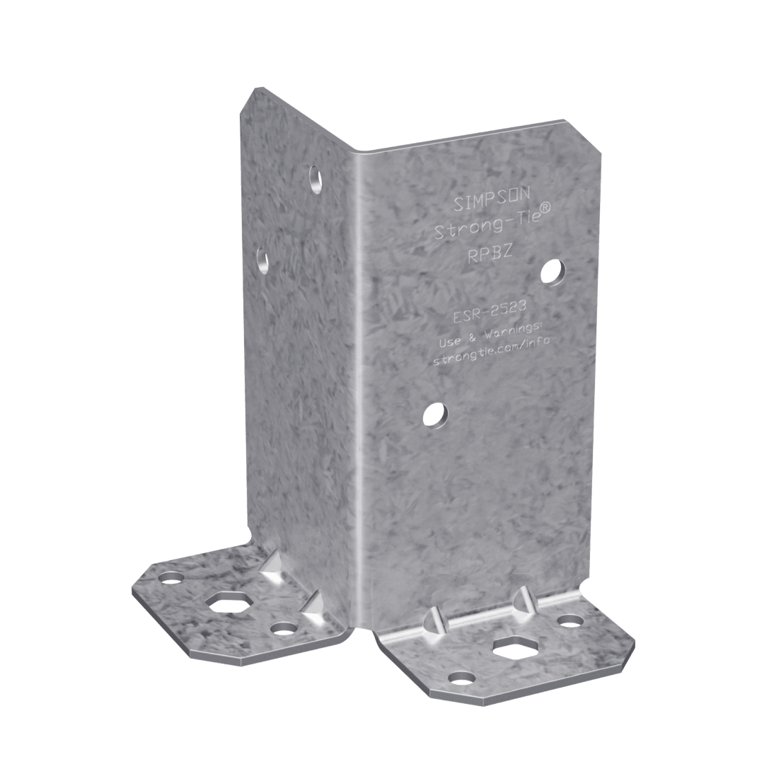 Simpson Strong-Tie RPBZ RPBZ ZMAX® Galvanized Retrofit Post Base for Double 2x4 (Pack of 1440)