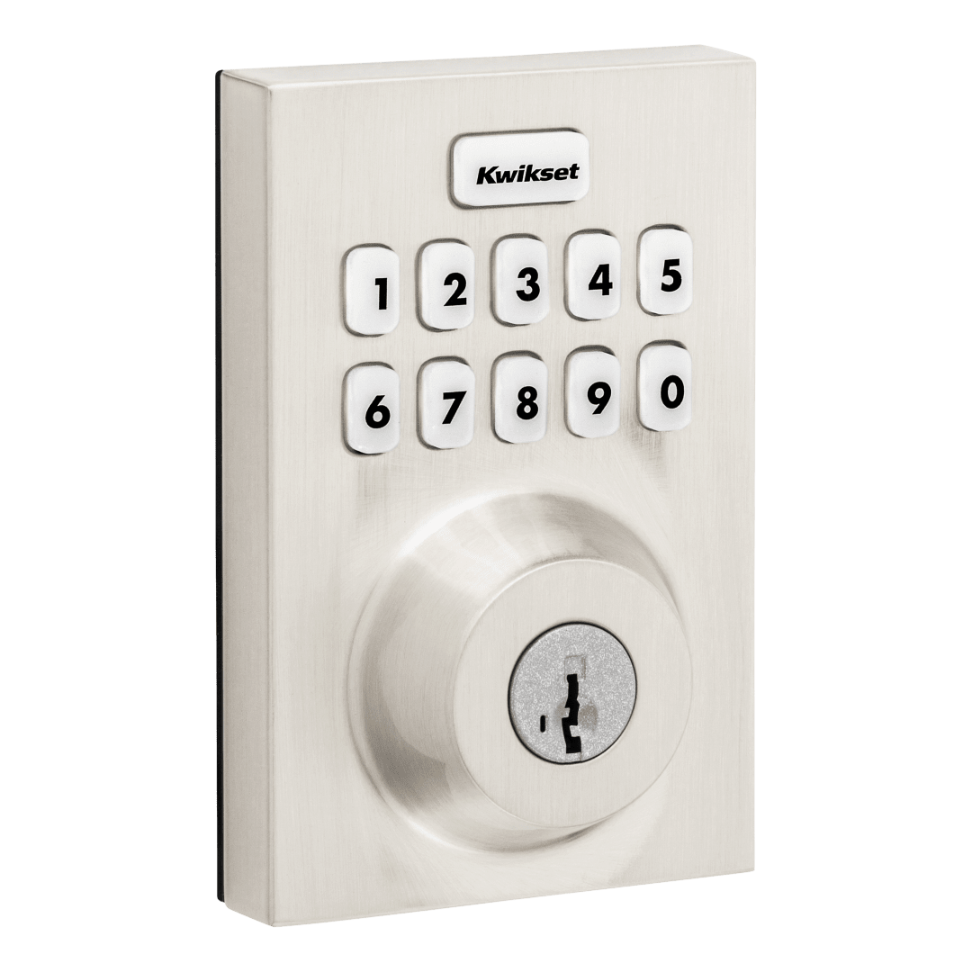 Home Connect 620 Keypad Connected Smart Lock with Z-Wave Technology featuring SmartKey Security™ in Satin Nickel