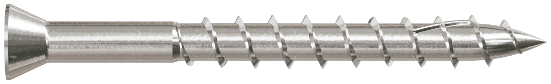 Simpson Strong-Tie T07162WP5 Deck-Drive™ DWP WOOD SS Screw — #7 x 1-5/8 in. T15, Trim Head, Type 316 (5 lb.) (Pack of 6)