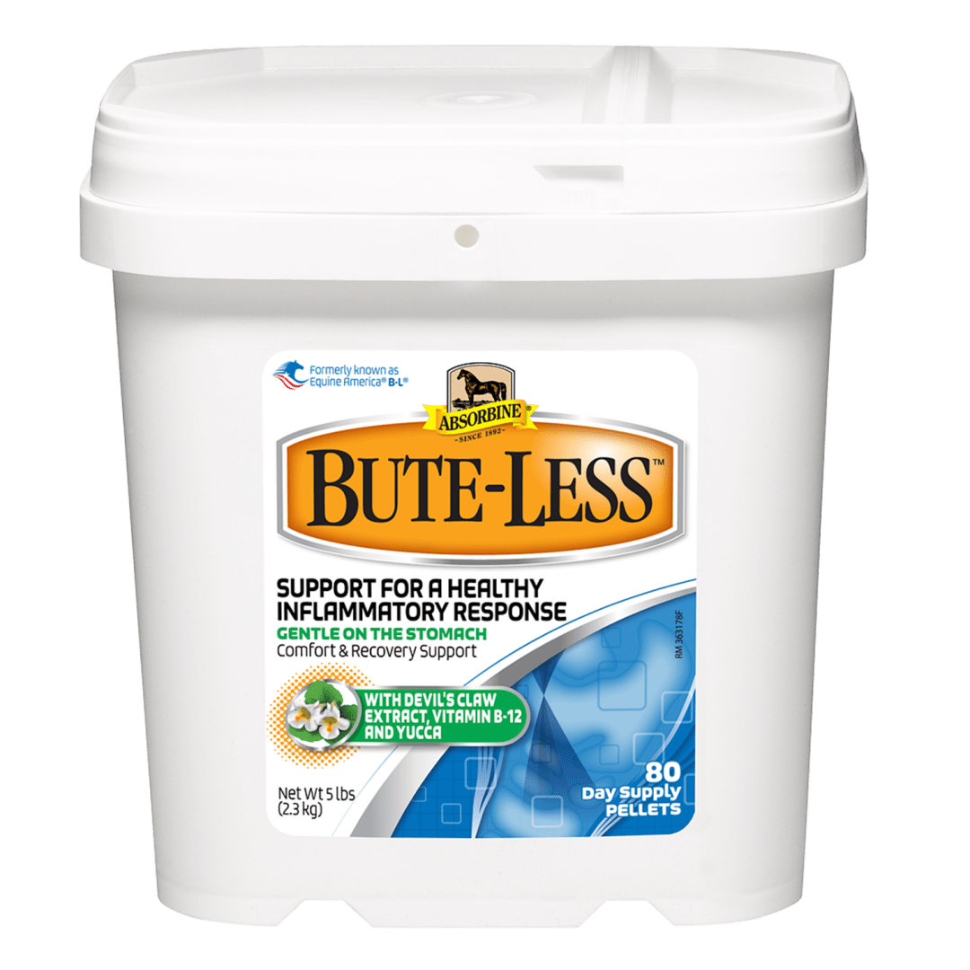 Bute-Less® Comfort & Recovery Supplement Pellets 5 lb / 80 Day Supply Tub