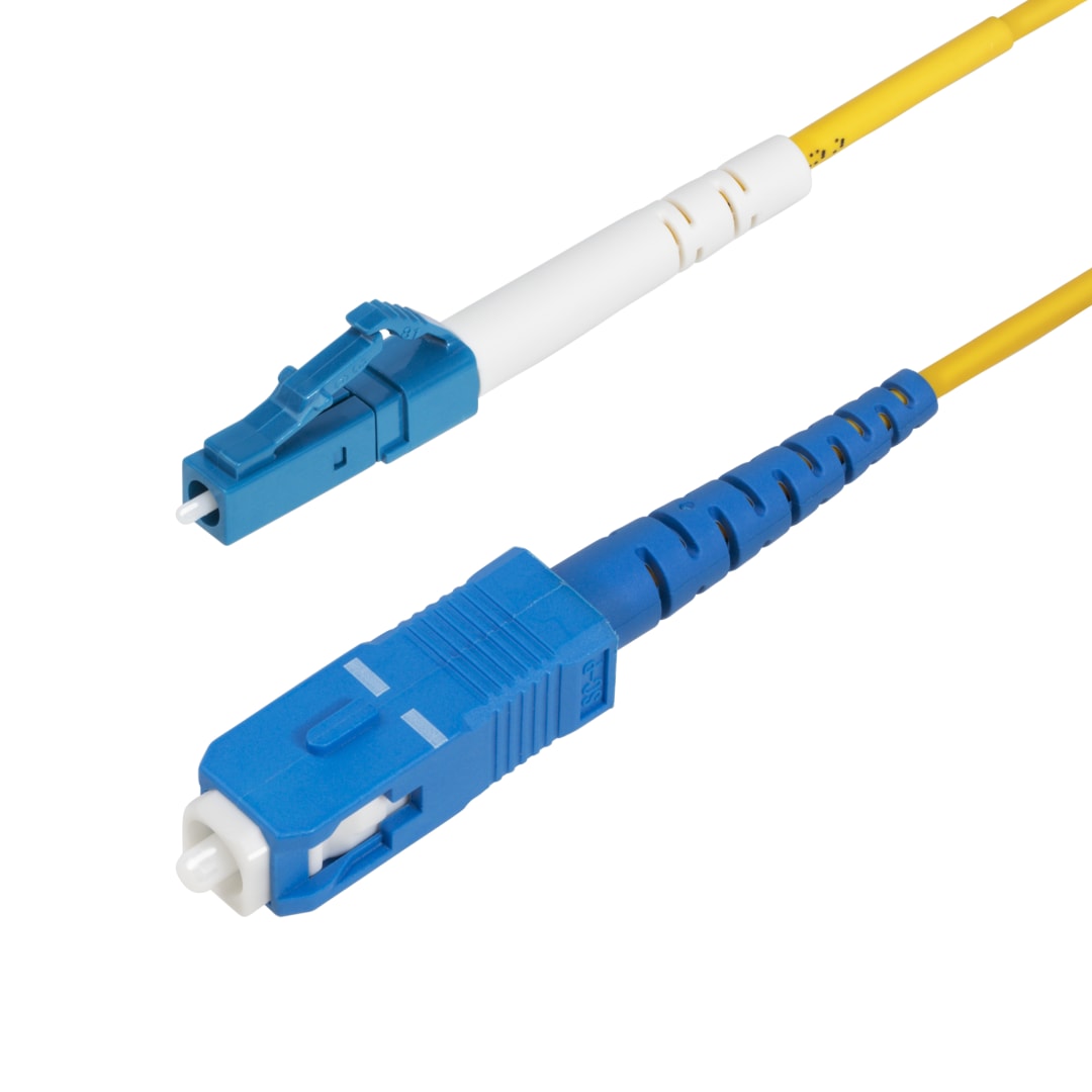 Simplex Single Mode OS2 Fiber Patch Cable LC to SC UPC LSZH
