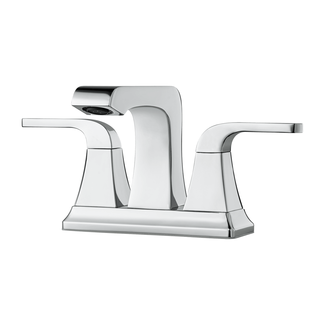 Vorena 2-Handle 4" Centerset Bathroom Faucet in Polished Chrome