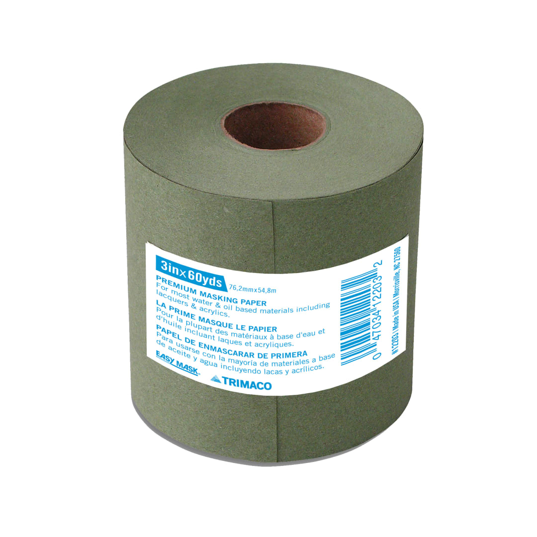 Easy Mask® Premium Masking Paper, Green, 3"x180'