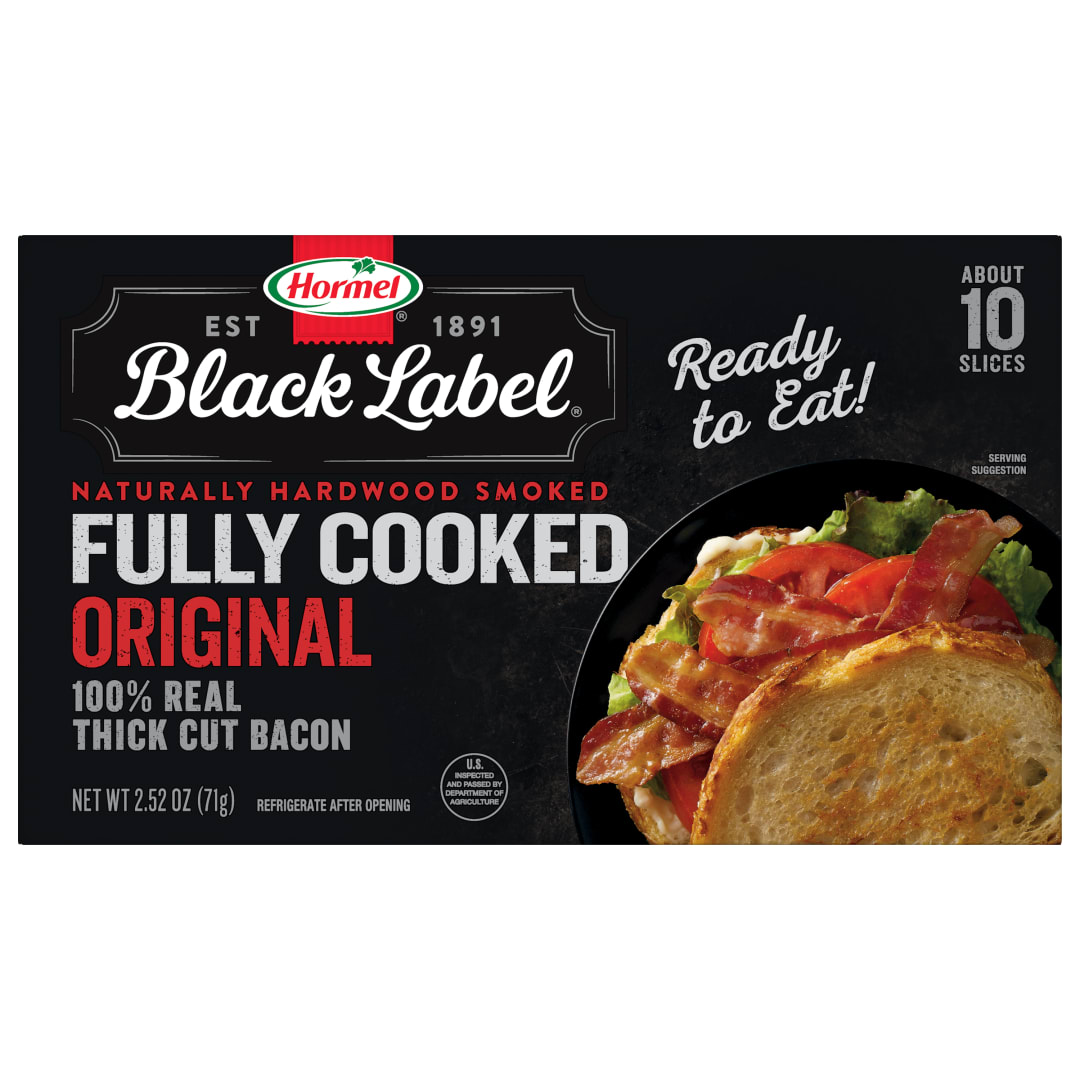 HORMEL BLACK LABEL Fully Cooked Bacon Case