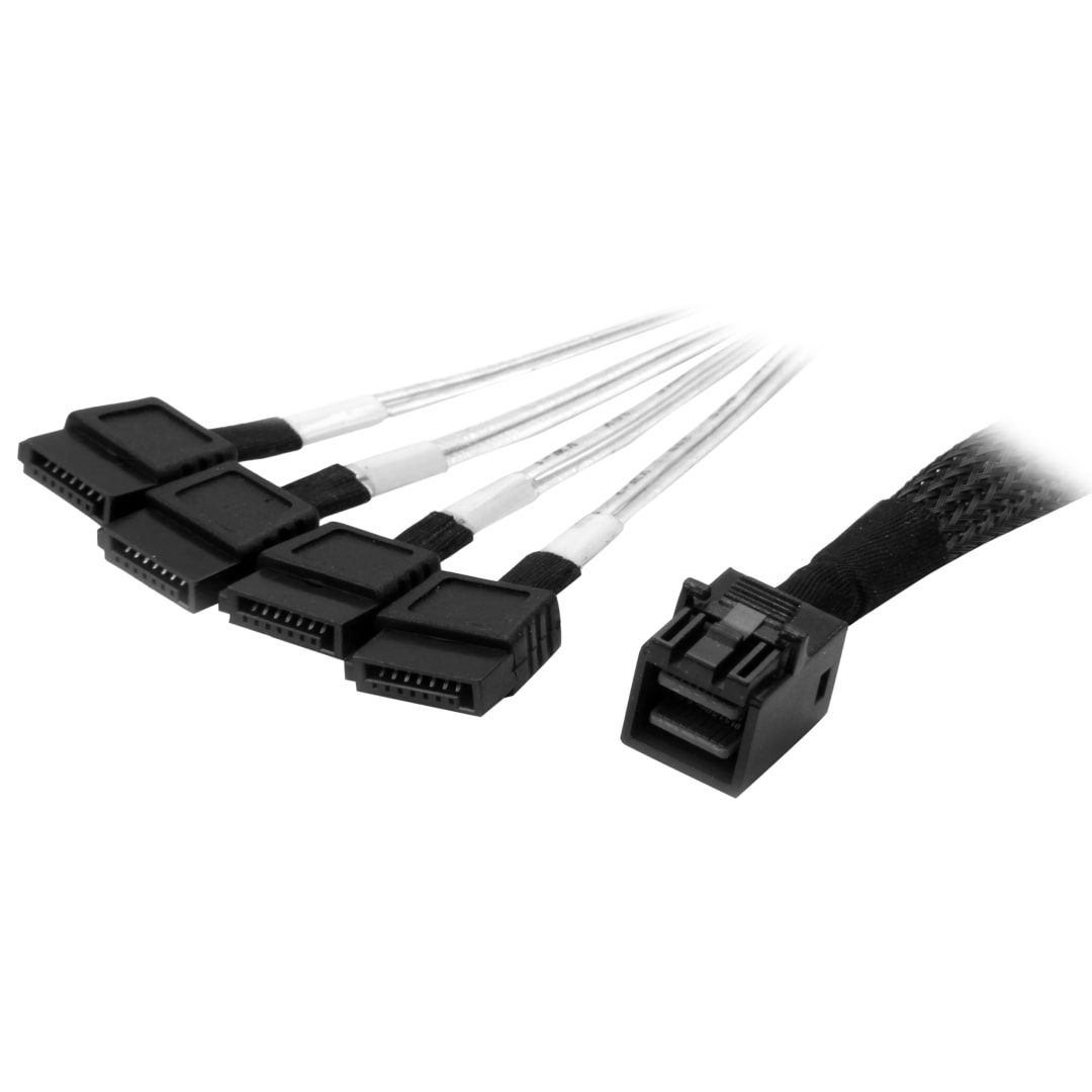 1m SFF-8643 to 4x SATA Cable - Mini SAS to SATA