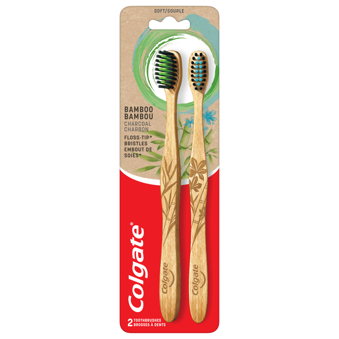 Colgate Bamboo Charcoal Toothbrush, Soft