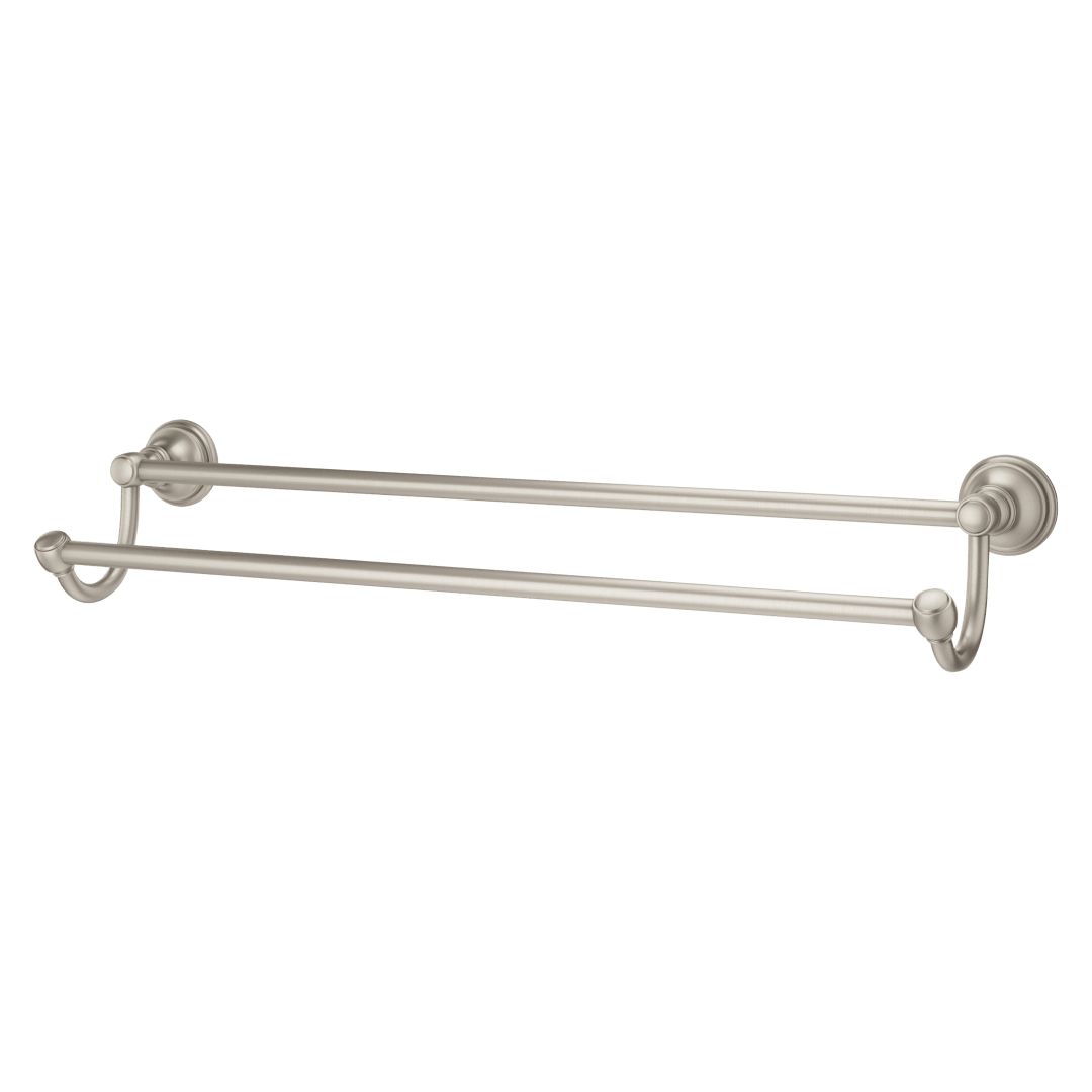 Tisbury 24" Double Towel Bar in Brushed Nickel