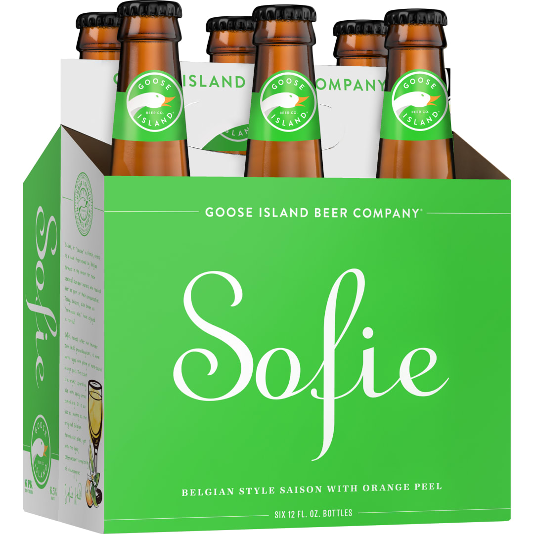 Goose Island Sofie Barrel-Aged Saison with Orange Peel, 6 Pack 12 fl. oz. Bottles