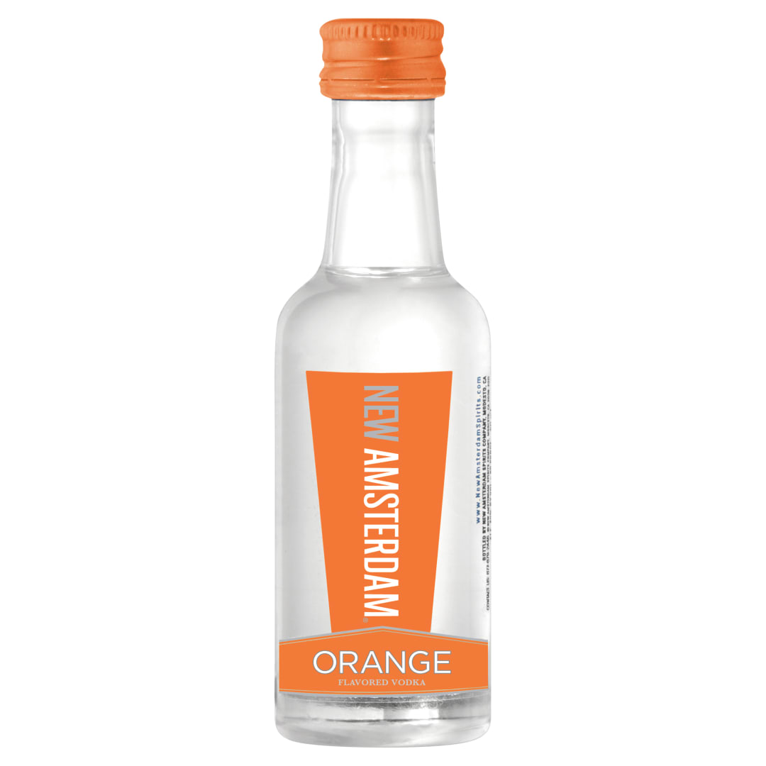 New Amsterdam Orange Flavored Vodka 50ml