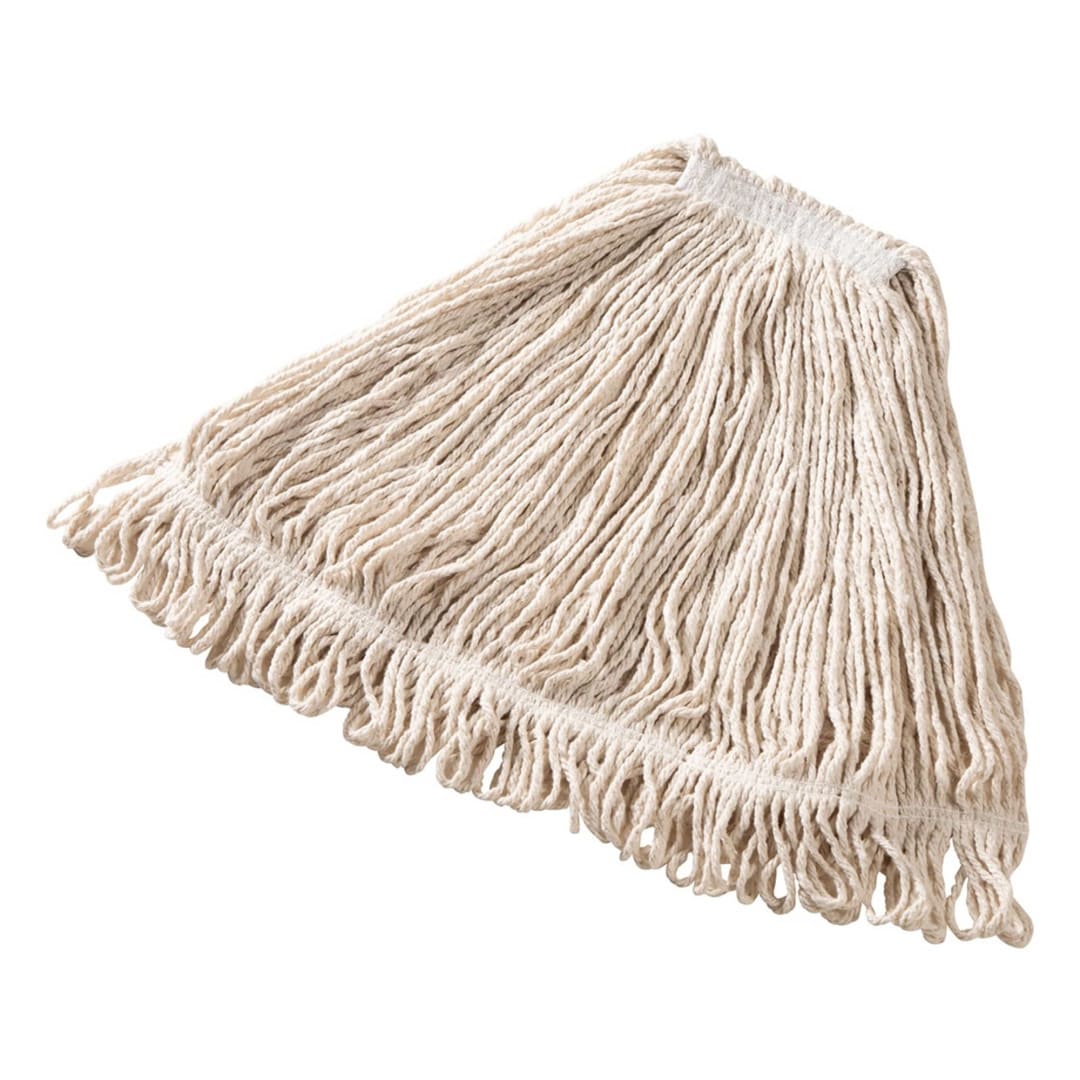 Rubbermaid Commercial Products 24 OZ Super Stitch® Blend Wet Mop, 1" Headband, White