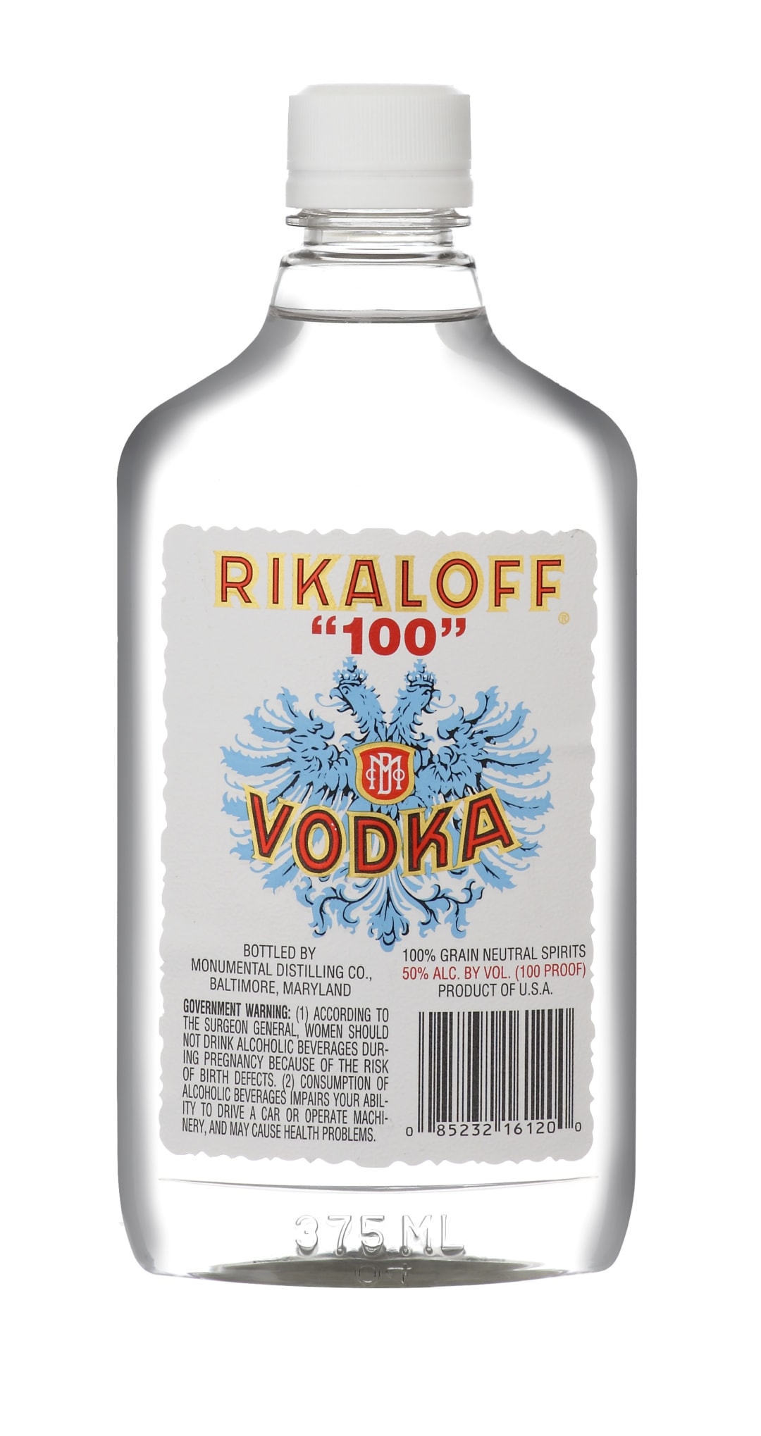 Rikaloff 100 Vodka 375ml 100 Proof