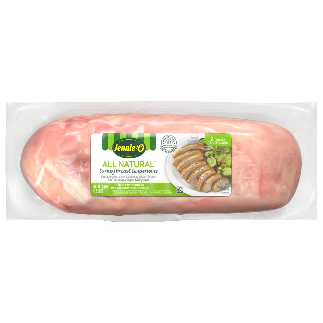 JENNIE-O All-Natural Turkey Breast Tenderloins - 24 oz - pc/cs