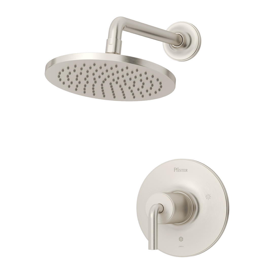Tenet 1-Handle Shower Only Trim in Brushed Nickel