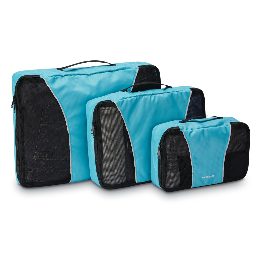Organization Acc 3Pc Packing Cube Set T - Blue