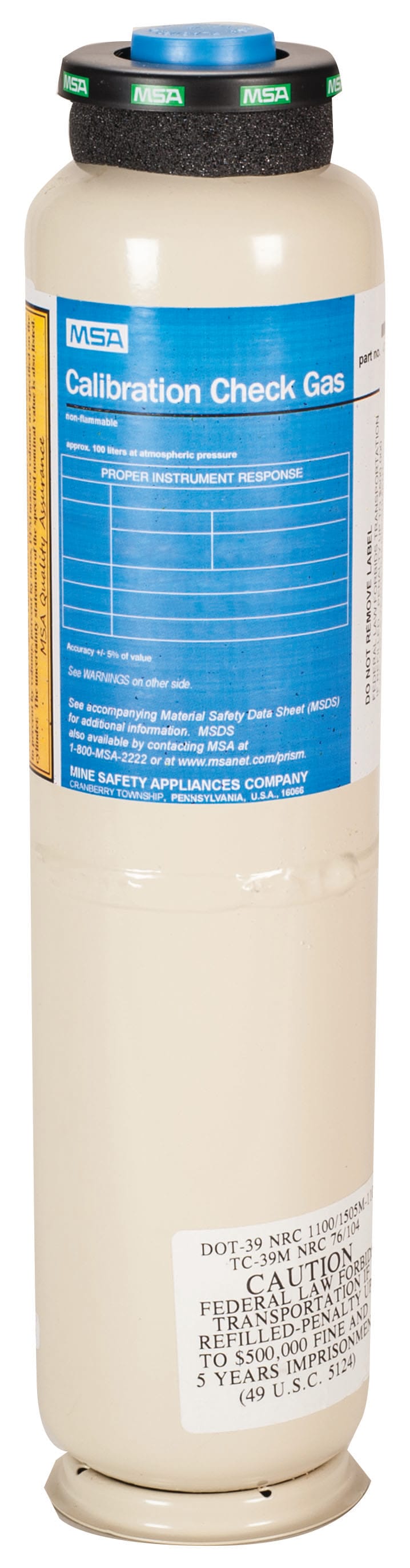 Calibration Testing Gas