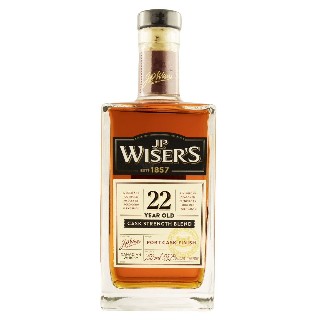 JP Wisers 22 Year Candaian Whisky 750ml 119.4 Proof