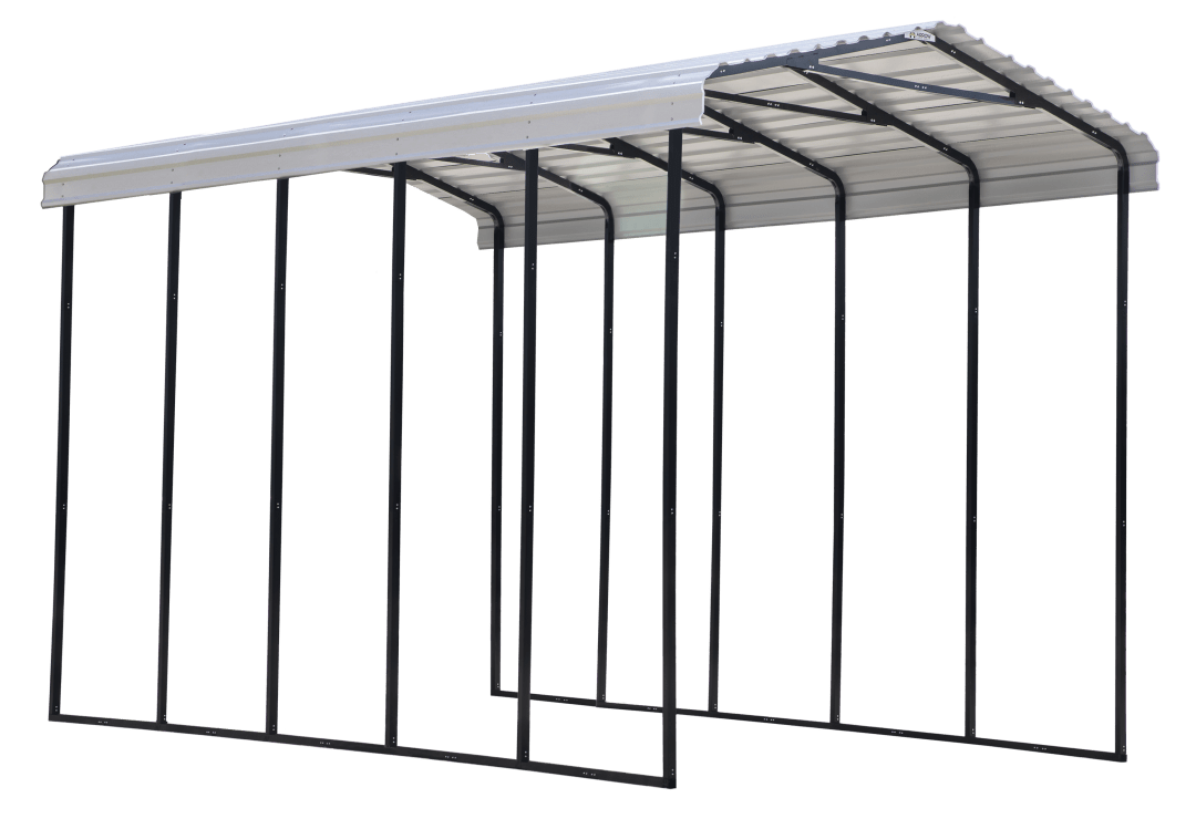 Arrow 14 x 24 x 14 ft Eggshell RV Carport