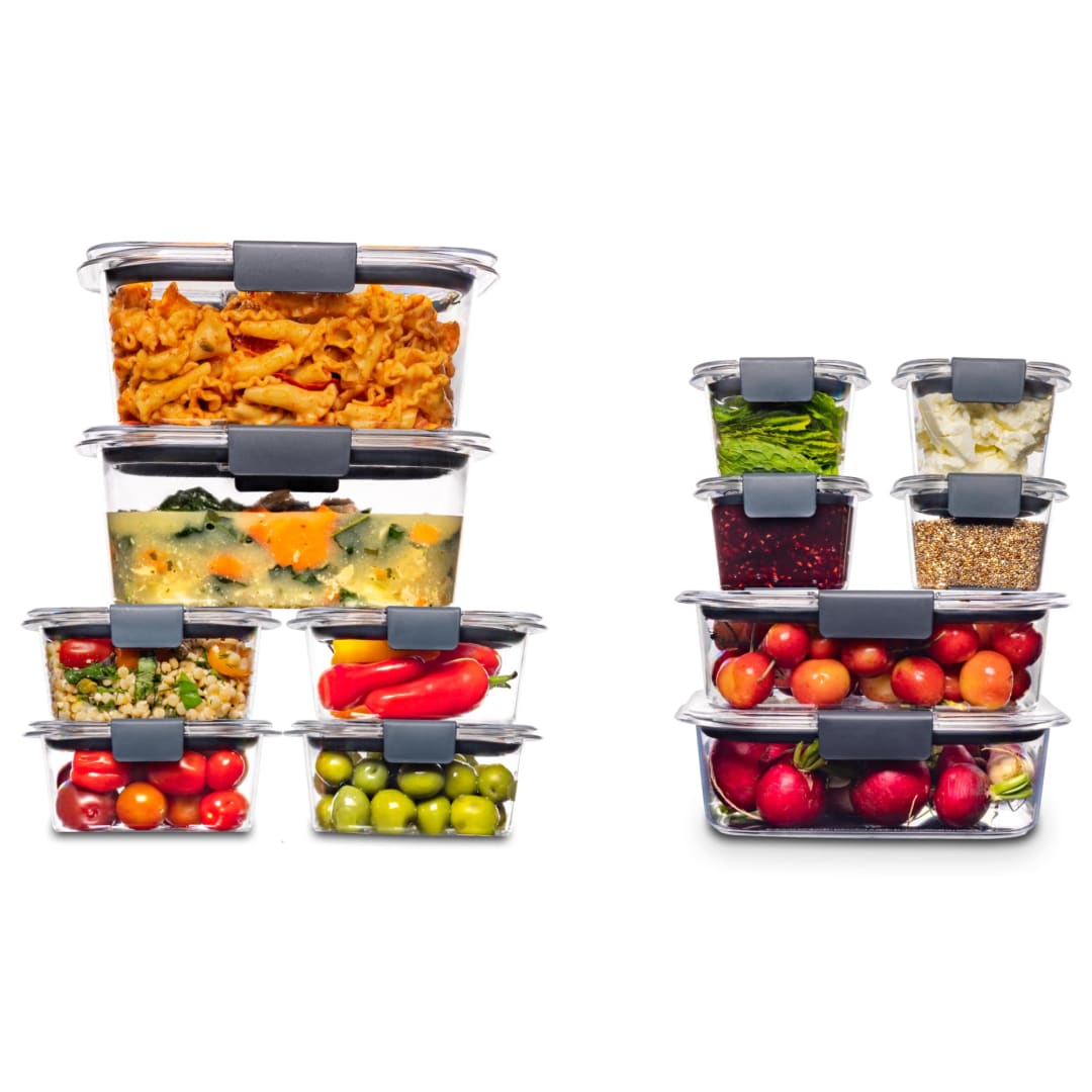 Rubbermaid Brilliance 24-Piece Food Storage Container Set