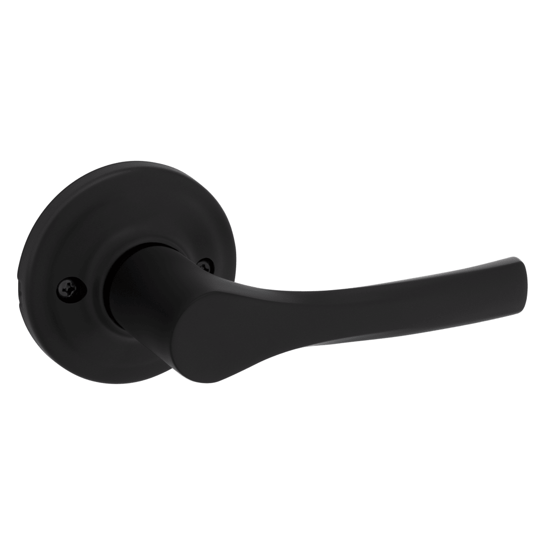 Henley Hall/Closet Lever in Matte Black