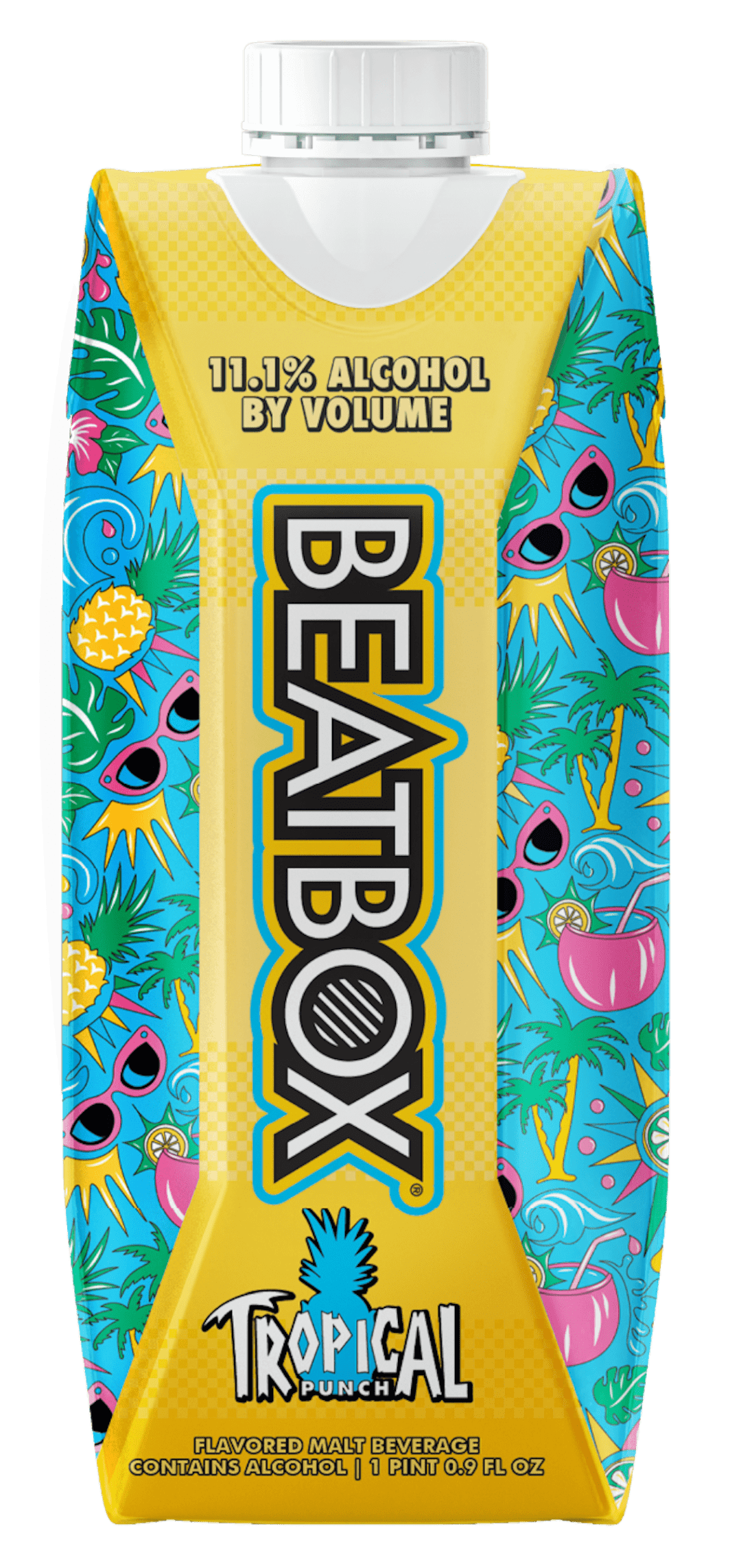 Beatbox Tropical Malt Party Punch Cocktail, 11.1% ABV, 500ml