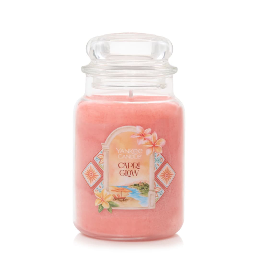 Yankee Candle Capri Glow, 22 oz Original Large Jar Candle