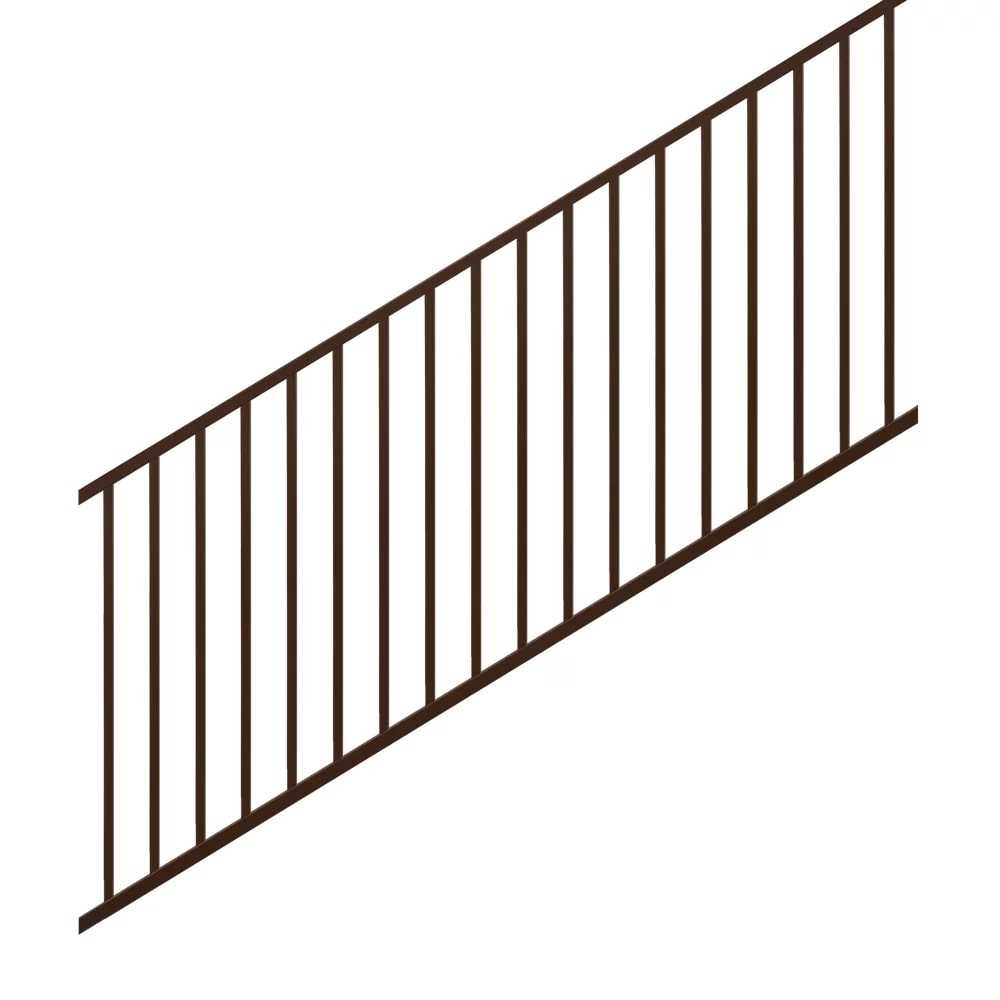 8-ft x 42-in Trex® Select™ Aluminum Railing Stair Panel in Burnished Bronze