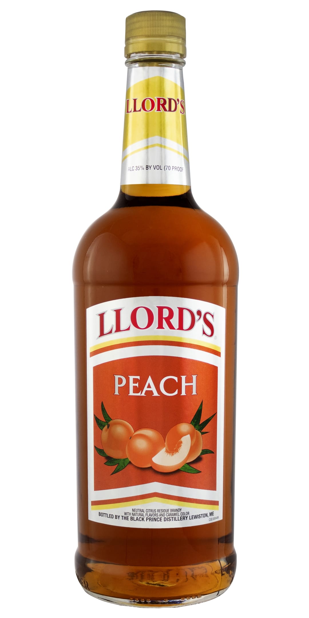 Llord's Peach Brandy 1l 70 Proof