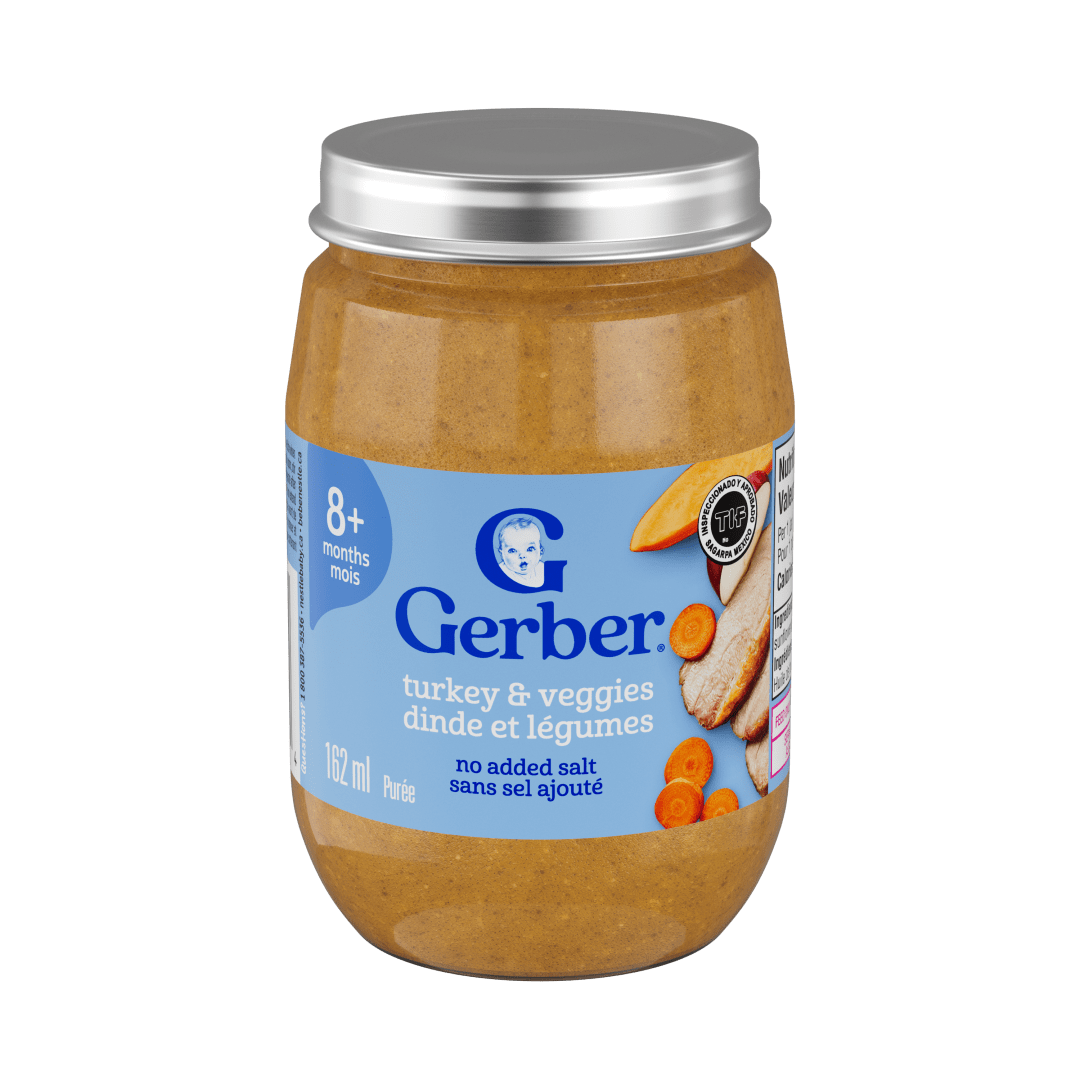 GERBER Puree Jar TrkyVeg (12x162ml) CA