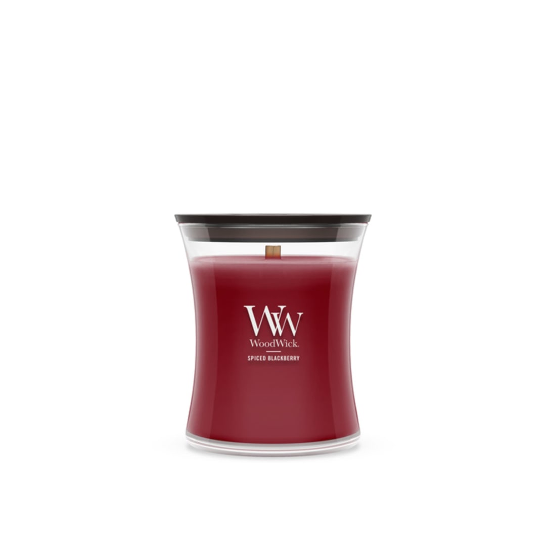 Woodwick Spiced Blackberry Medium Hourglass Candle