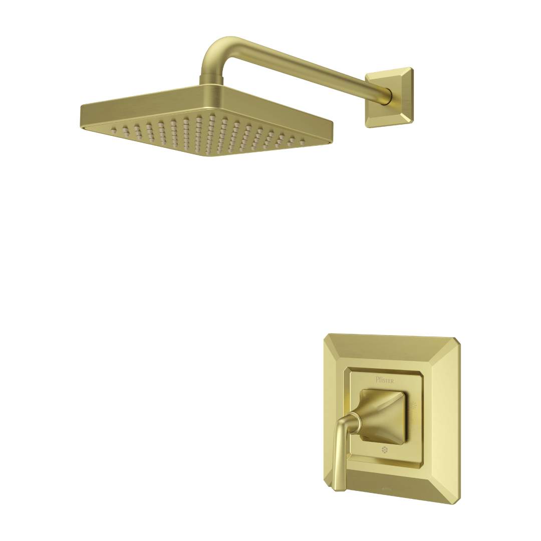 Park Avenue 1-Handle Shower Only Trim in Brushed Gold
