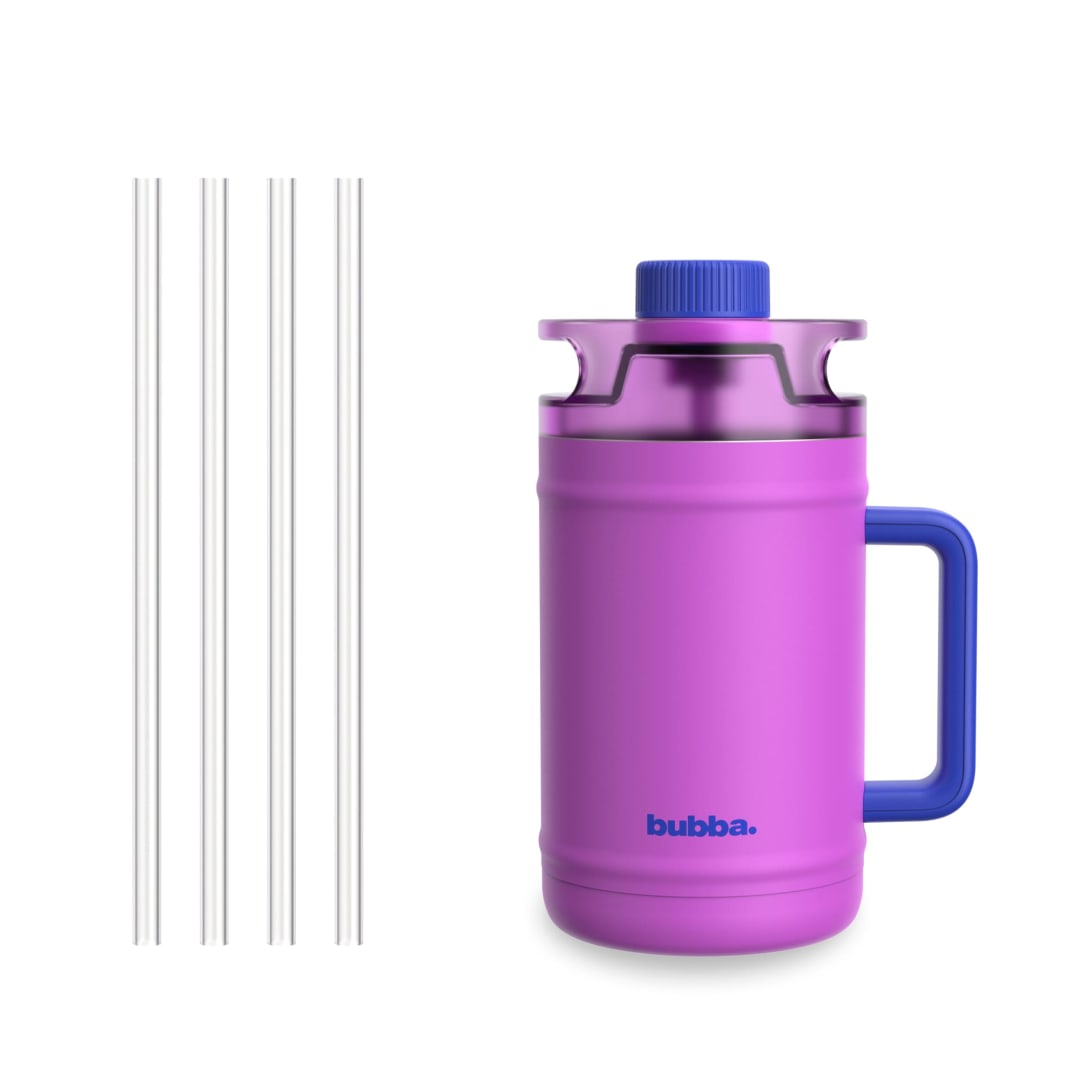 bubba® 52 oz insulated keg replacement straw, 4-pack