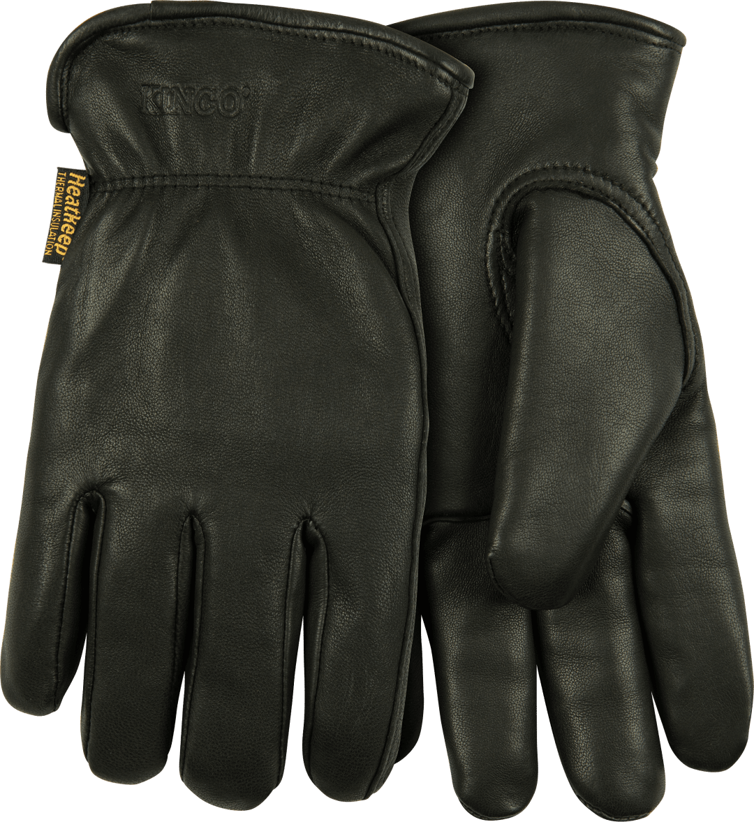 Lined Black Grain Goatskin Driver