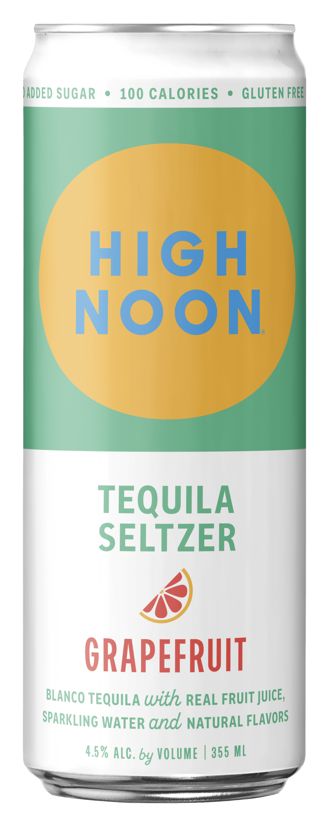 High Noon Grapefruit Tequila Hard Seltzer Single Serve 355ml Can