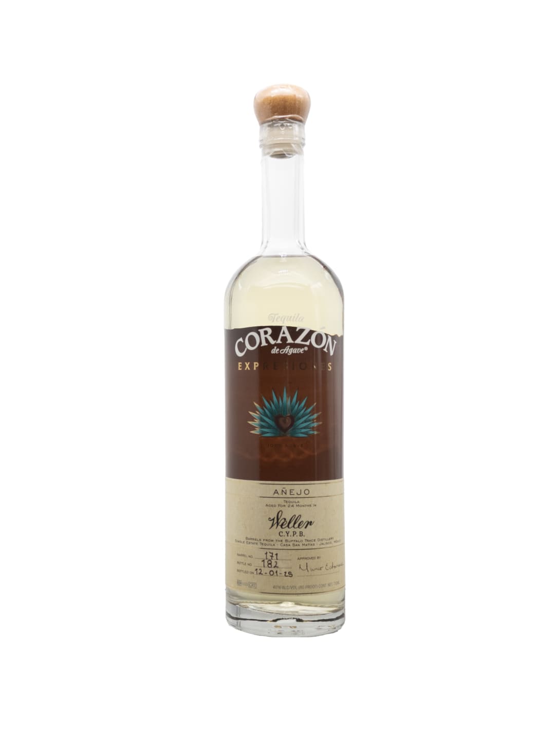 Exp Corazon Anejo CYPB Tequila 750ml 80 Proof