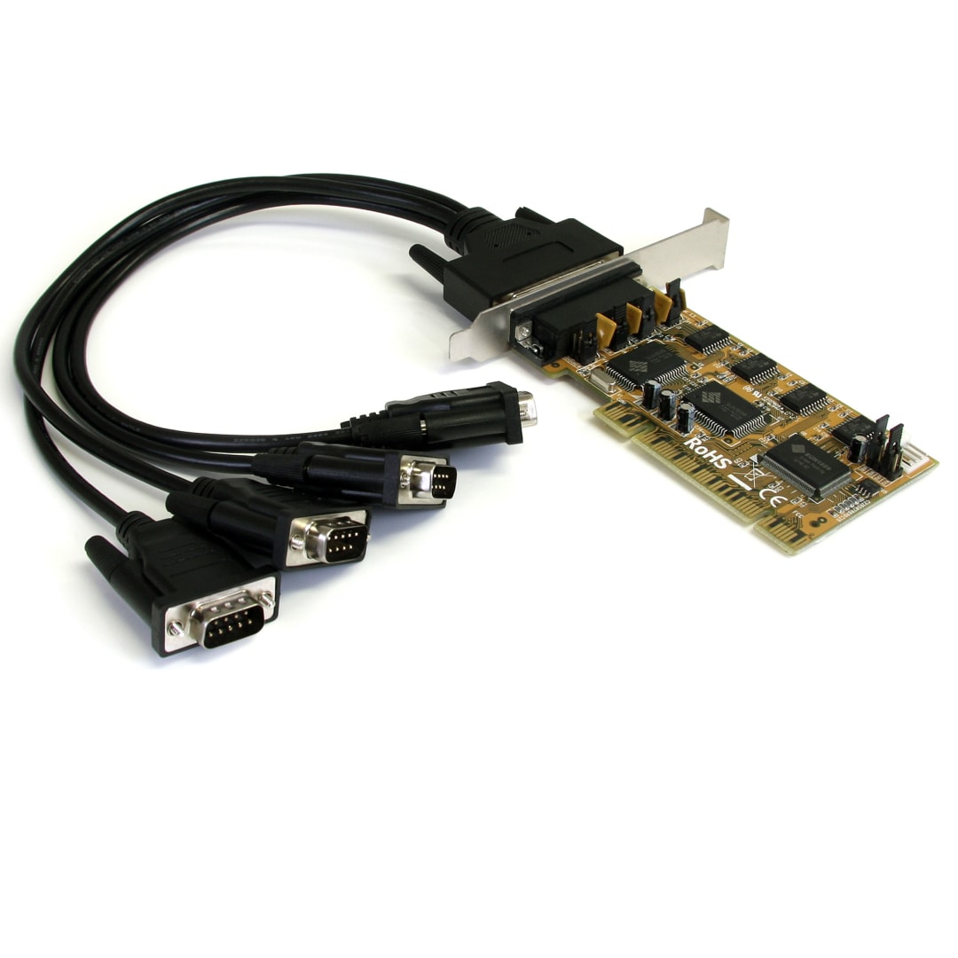 4 Port 3.3V/5V Serial Card with Power