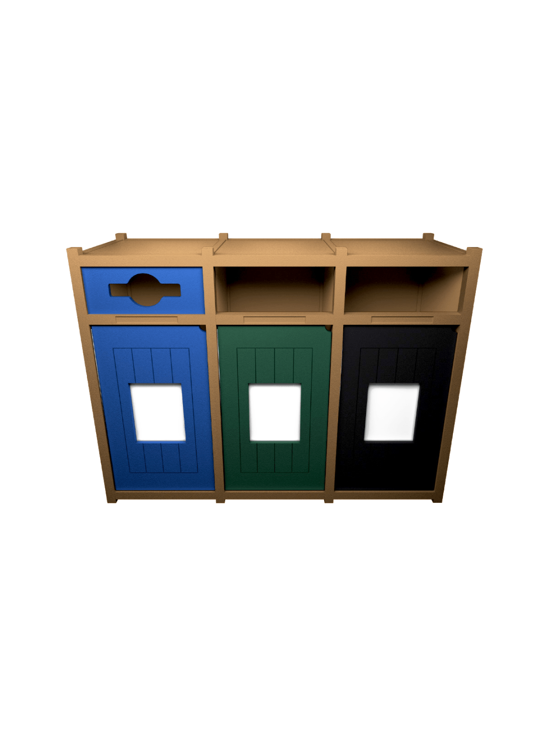 VISION - Triple - Unit - Mixed-Full-Full - Cedar-Blue-Green-Black