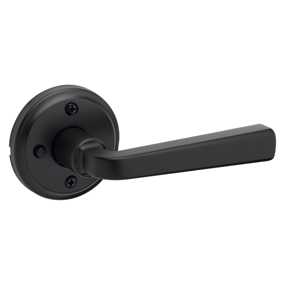 Trafford Bed/Bath Lever in Matte Black