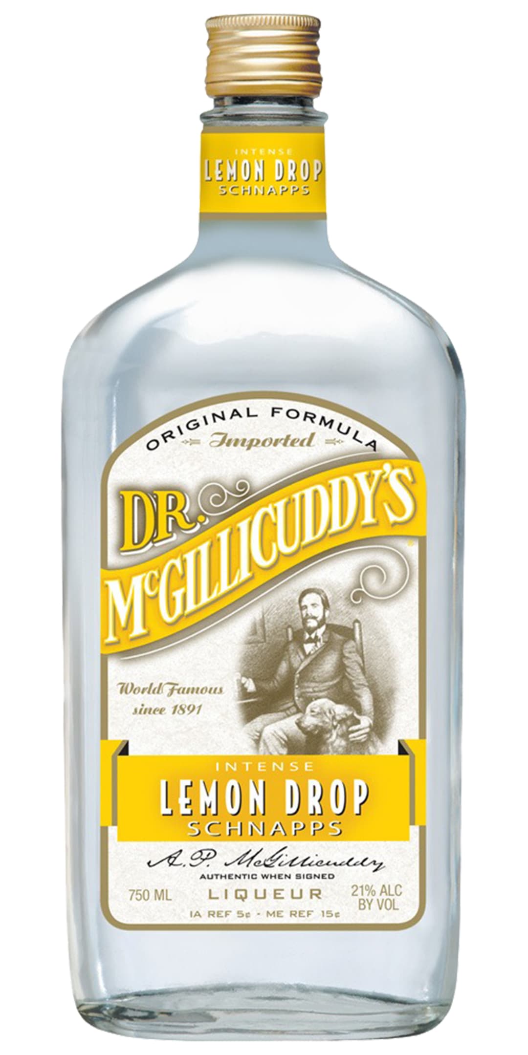 Dr McGillicuddy's Lemon Drop Schnapps 750ml 42 Proof