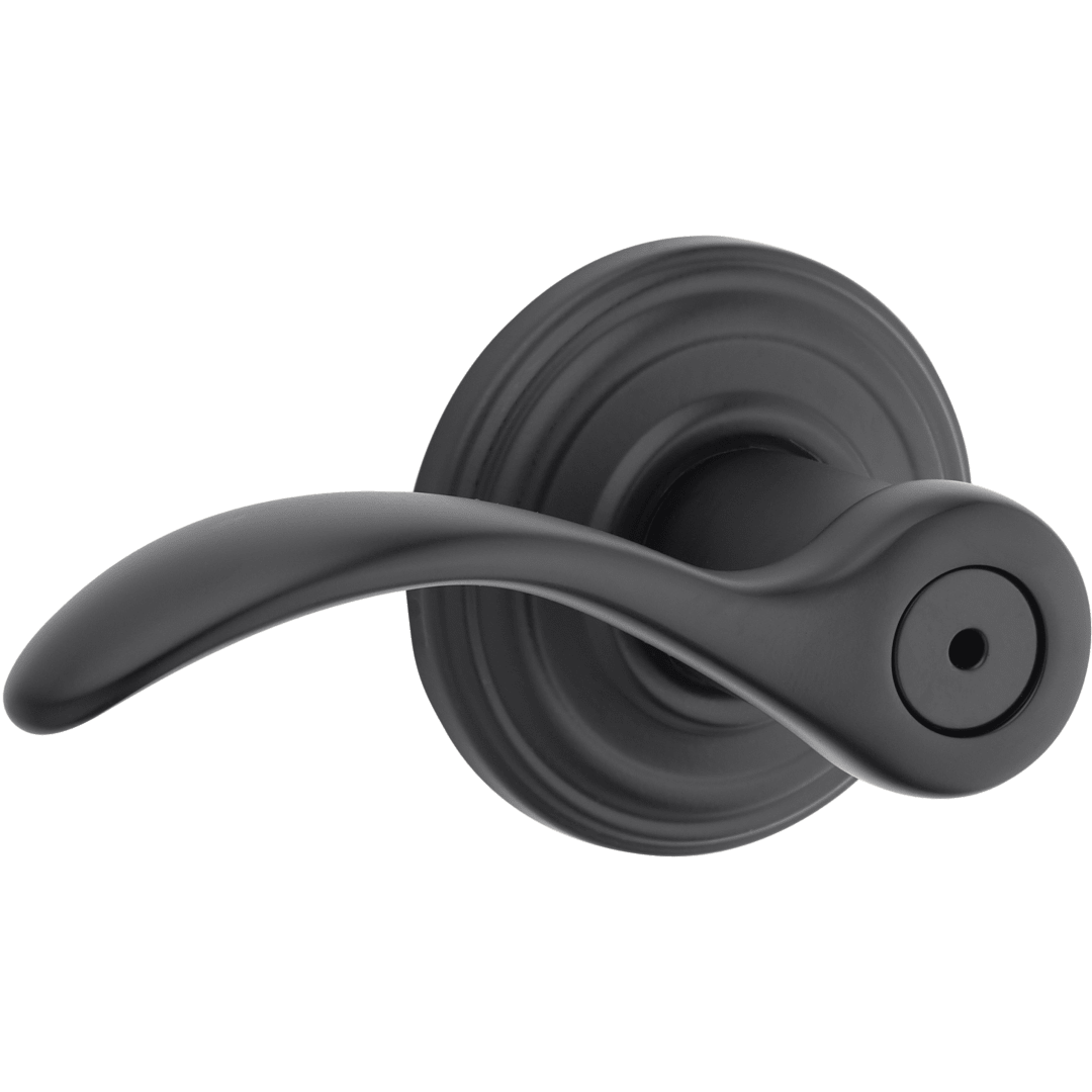 Pembroke Bed/Bath Lever in Matte Black