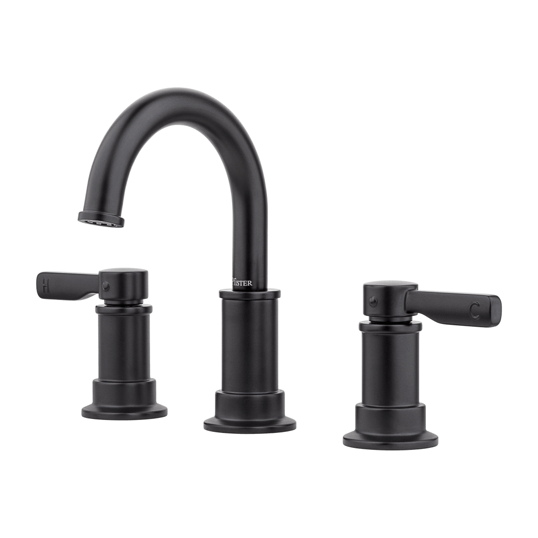 Breckenridge 8" Widespread Bathroom Faucet in Matte Black
