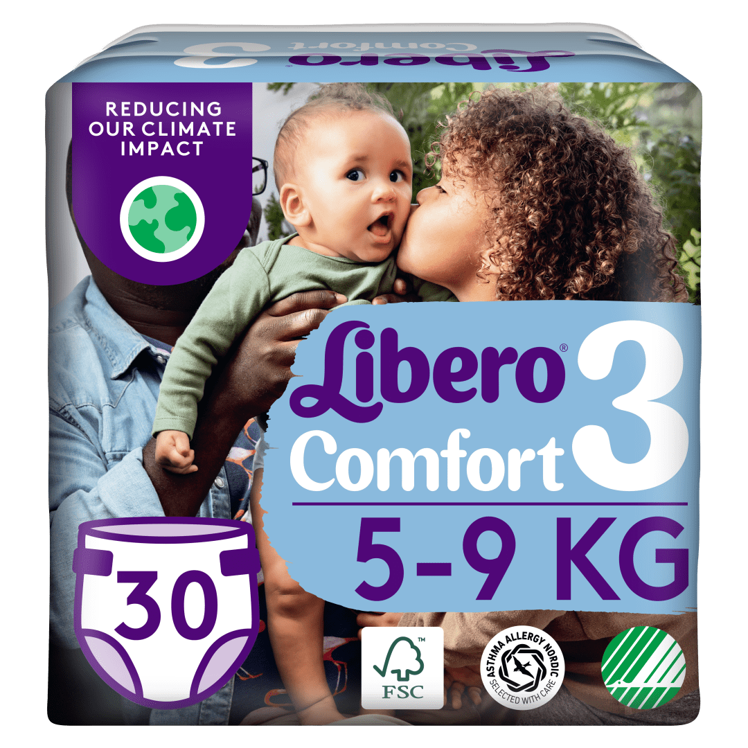 Diapers Libero Comfort Size 3, 30 pieces