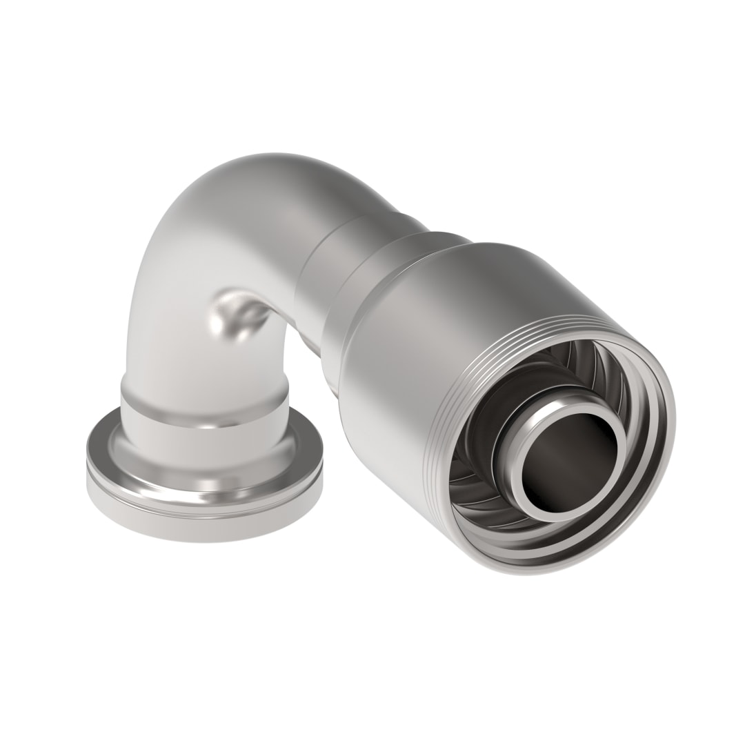 Aeroquip 1 1/4 Cd62 Flange 90d X 1 1/4 Hose Fitting 4-Way