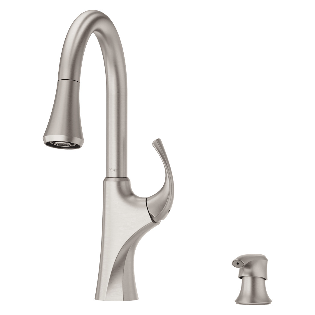 Miri 1-Handle Pull-Down Kitchen Faucet in Spot Defense Stainless Steel