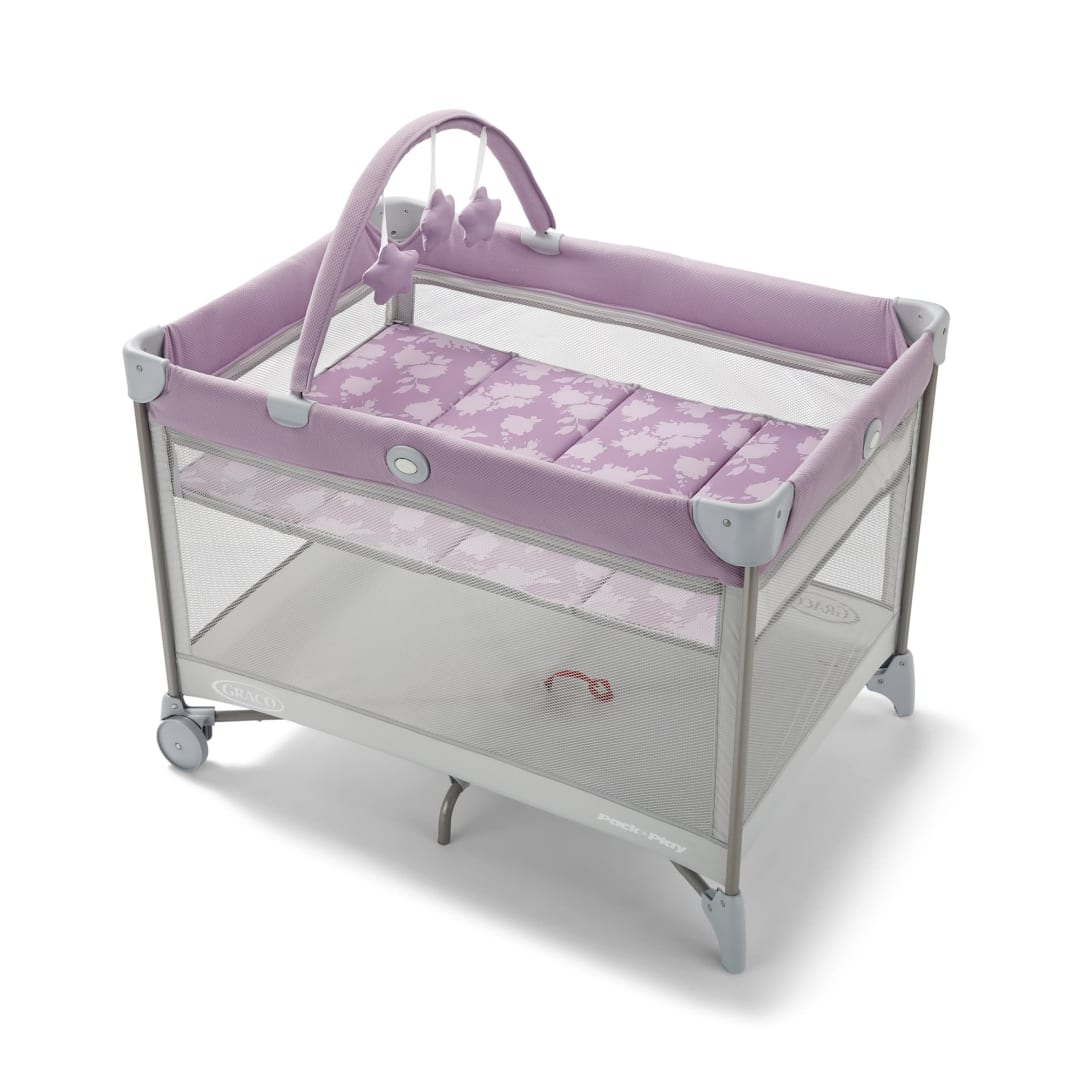 Graco® On the Go Zip Playard, Lilac Mod